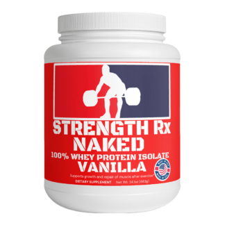 STRENGTH Rx NAKED VANILLA 100% WHEY PROTEIN ISOLATE